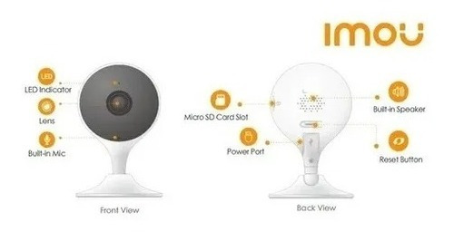 Cámara De Seguridad Imou Wifi Ip Interior microfono