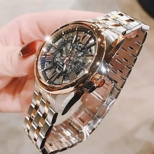 Bulova skeleton shop 98a166