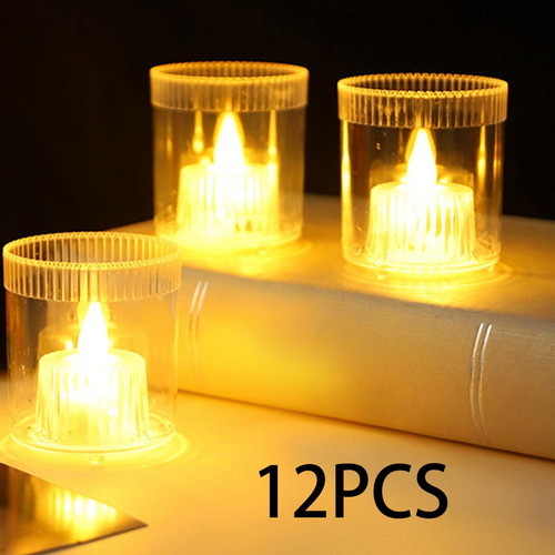 12 Velas Sin Llama, Velas Eléctricas, Regalo Seguro,
