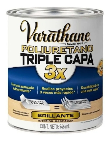 Varathane Triple Capa Brillante X1l Pintu Don Luis Mdp