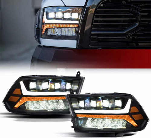 Par Faros Full Led Dodge Ram 2009 2010 2011 2012 2013 2014