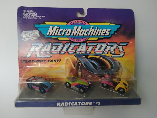 Carritos Micro Machines Galoob Set 1 Radicators 1994