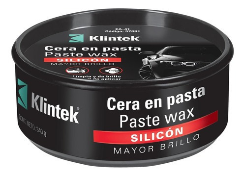 Cera En Pasta Con Silicon Para Mayor Brillo Klintek 57091