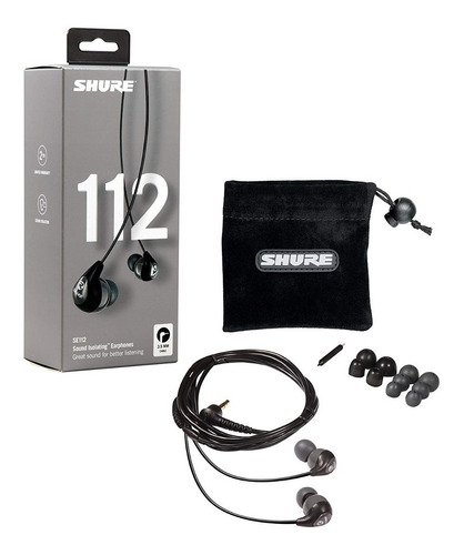 Imagen 1 de 2 de Auriculares Para Monitoreo Personal In Ear Serie Se112 Shure