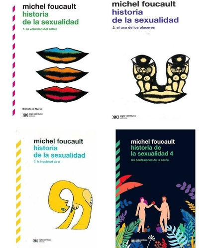 Pack Historia De La Sexualidad - Foucault Michel ( 4 Libros)