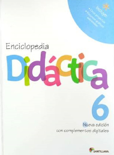 Enciclopedia Didáctica Santillana 6 $25