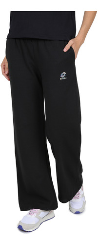 Pantalón Lotto Athletica Due Mujer En Negro | Stock Center