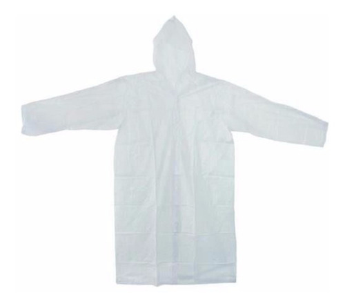 Capa De Chuva Descartável Kit Com 100 Peças