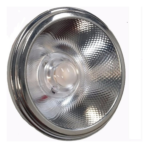 Kit 10 Spot Ar111 Faceado Abs Save Energy C/ Lamp. 12w 4000k