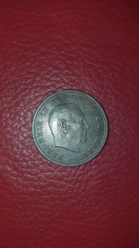 Moneda Dinamarca Año 1967 1 Krone