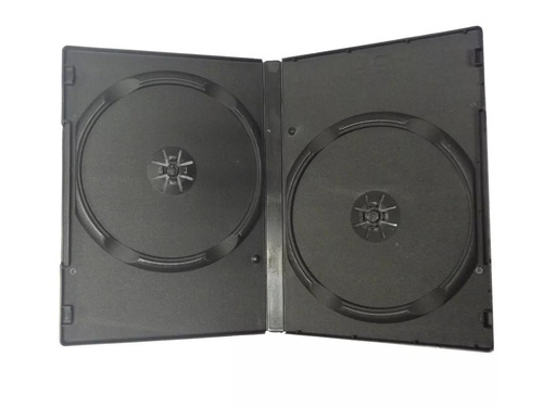 Imagen 1 de 2 de Estuches De Dvd Dobles Negros (caja De 200) - Tienda Fisica