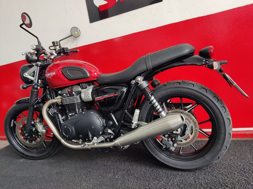 Triumph Street Twin 900 Abs 2002 Vermelha Vermelho