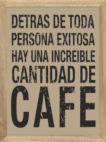Frases Café Cuadros  Posters Afiches  X342
