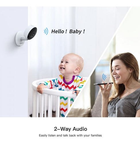 Imagen 4 de 4 de Camara Foscam X1 Wifi Sd Audio 1080p Detecta Humanos Alexa