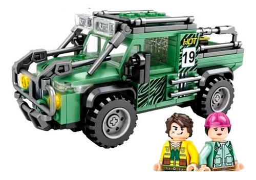 Set De Construcción Jeep Verde 