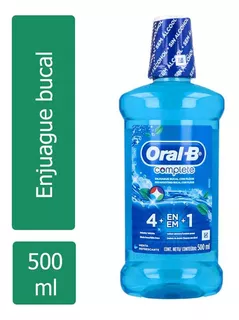 Oral B Complete Frasco Con 500 Ml Sabor A Menta Enjuague B