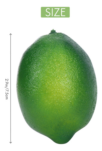 Juego De 28 Unidades De Frutas Artificiales Con Limones Y Li