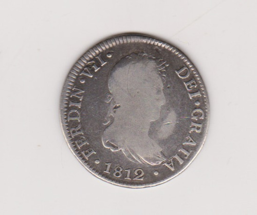 Moneda España 4 Reales 1812 Ci Plata Regular