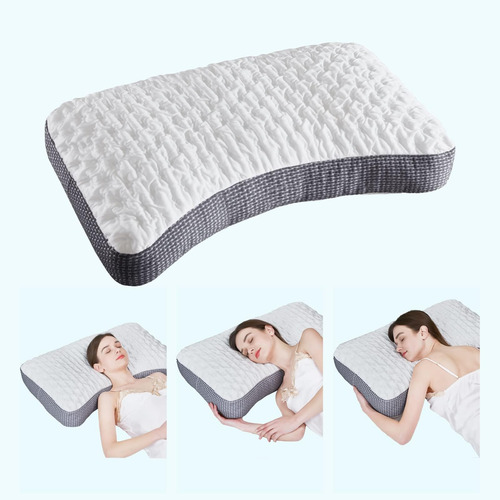 Tiooii Almohada Refrescante Para Dormir De Lado, Almohada Cu