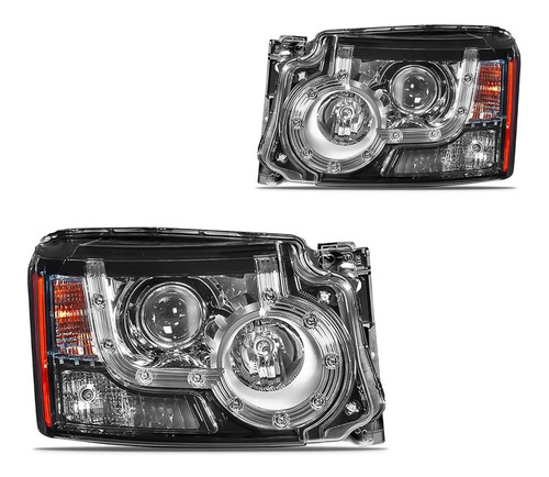 Par Farol Discovery 4 2009 10 11 12 2013 + Led Ds3 9 Pinos