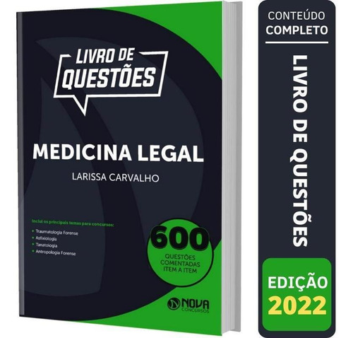Livro Questões Comentadas De Medicina Legal