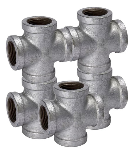 Cruz Reforzada Galvanizada 1/2 (5 Piezas)