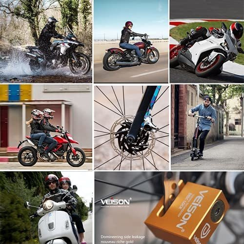Bloqueo Freno Disco Portatil Para Motocicleta Resistente