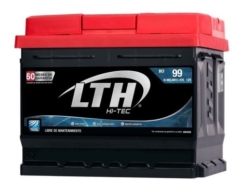 Bateria Lth Hi-tec Chevrolet Spark Ltz 2017 - H-99-470