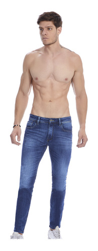 Pantalón De Mezclilla Jeans Hombre Cómodos Diseño Denim