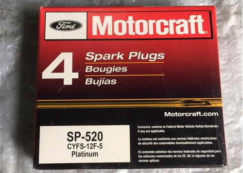 Bujia Motorcraft Sp 520 Explorer Fiesta Titanium Super Duty 