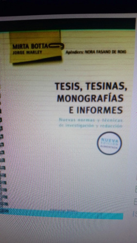 Tesis, Tesinas, Monografías E Informes - Biblos