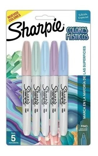  Marcador Sharpie Misticos X 5