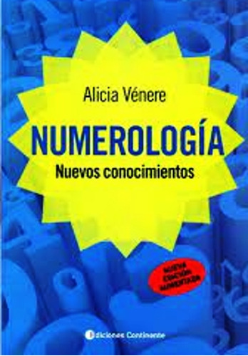 Numerologia Nuevos Conocimientos - Alicia Venere Libro Envio