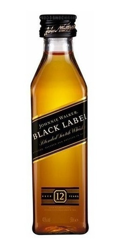Mini Whisky Johnnie Walker Black Label - 50 Ml