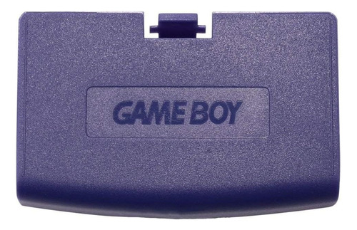 Tapa Batería Compatible Con Gameboy Advance Morado