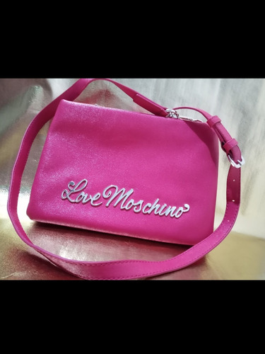 Cartera Moschino - Rosa Barbie Core - Love Moschino - Nuevo