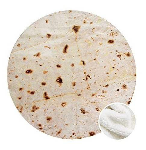 Manta Gigante Casofu Con Diseo De Tortilla De Harina, Manta