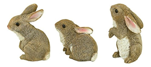 Design Toscano The Bunny Den Rabbits Garden Animal Statues S