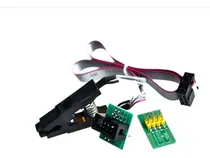 Comprar Kit Clip Pinza Soic8 Sop8 Para Eeprom Bios + Adaptador Dip 8