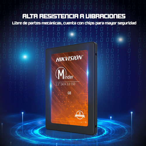 Imagen 5 de 10 de Disco Solido Interno Hikvision 240gb Minder Sataiii