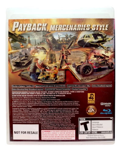 Mercenaries 2 World In Flames Ps3 En Español (Reacondicionado)