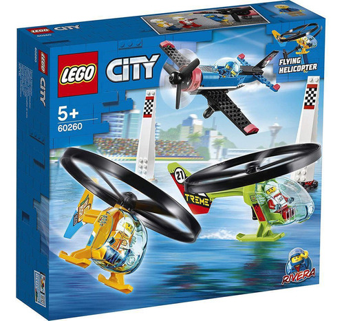 Lego City Corrida Aérea (60260) - Avião E Helicópteros