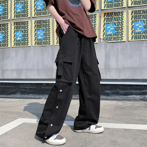Pantalon holgado hombre shop
