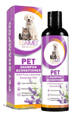 Champú De Baño Para Perros Y Gatos Antiácaros Desodorante Y