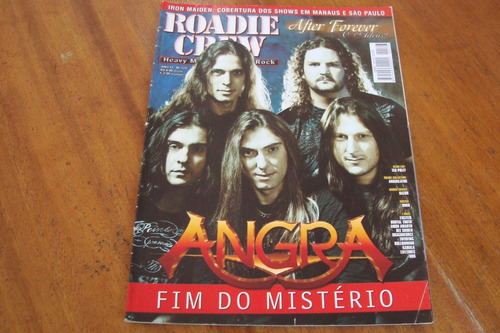 Revista Roadie Crew 123 / Angra Fim Do Misterio / Iron Maide