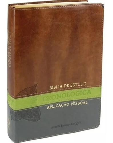 Biblia De Estudo Cronológica Aplicação Pessoal Tarja Verde