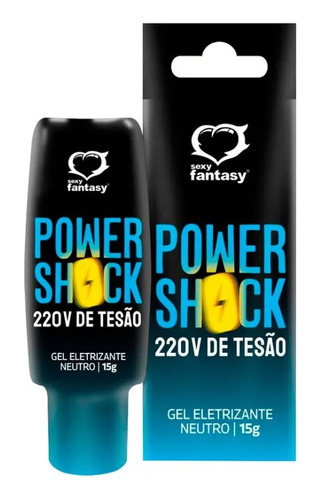 Gel Intimo Eletrizante Power Shock Neutro 15ml