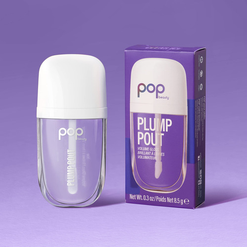 Aceite Labial Pop Beauty Plump Pout, Transparente, Para Rell