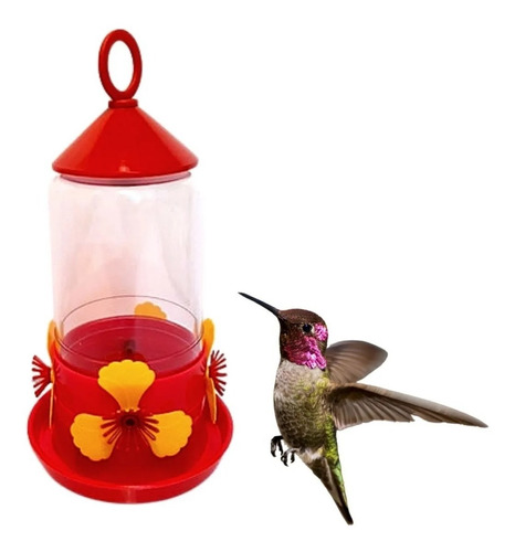 Imagen 1 de 6 de Bebedero Para Colibri Picaflor Comedero Aves Nectar Elpe