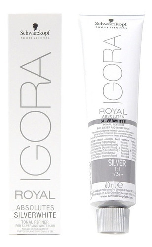 Tintura Schwarzkopf Igora Royal Absolutes Silverwhite 60 Ml